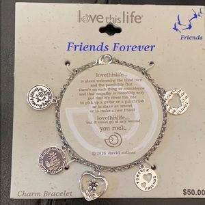 2/$25 NWT Love this Life Forever friends bracelet.